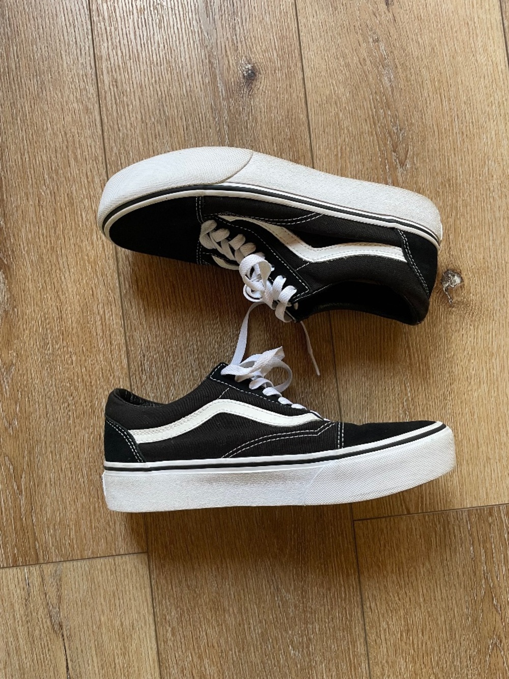 Vans Old Skool Black Platform Shoe